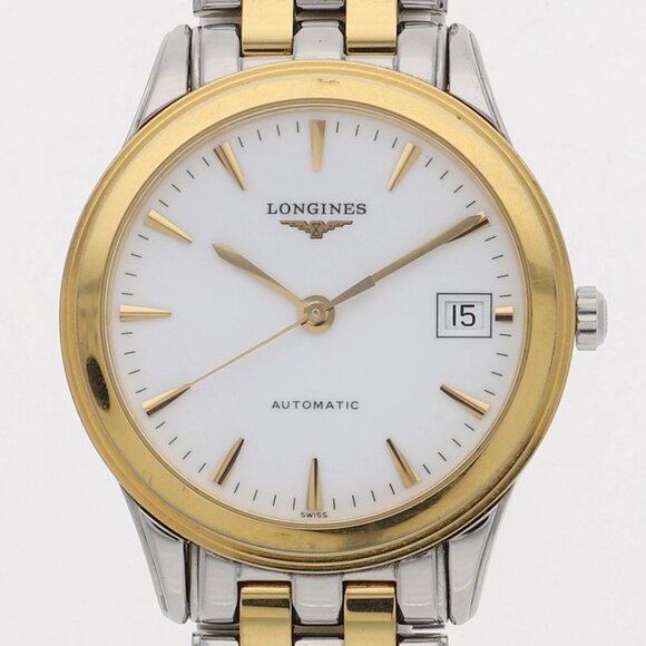 WATCH LONGINES L4.717.3 Flagship white SS AT - Picture 1 of 9